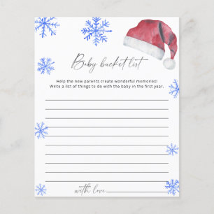 Lámina Santa hat - juego de lista de cubo