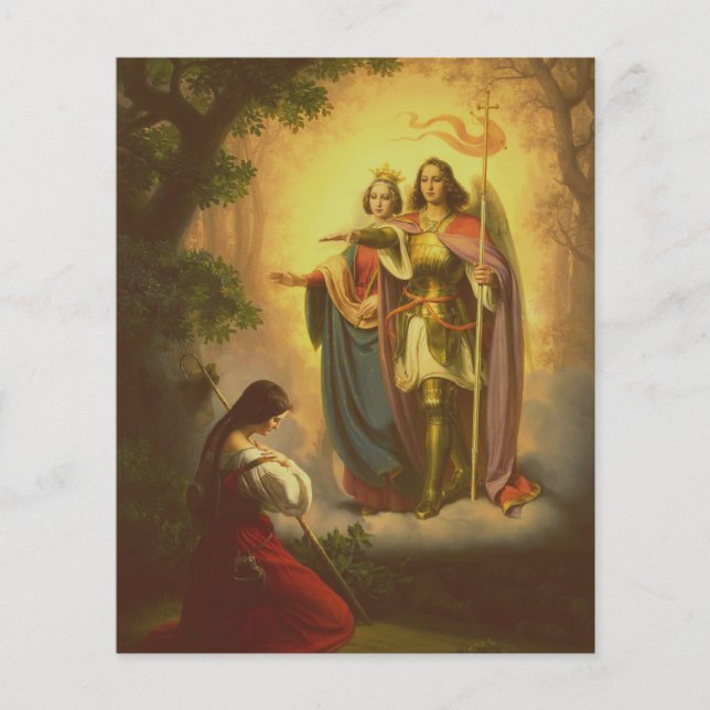 Lámina Santa Juana de Arco (Anverso)