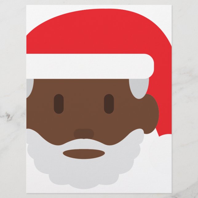 Lámina santa negro claus emoji (Anverso)