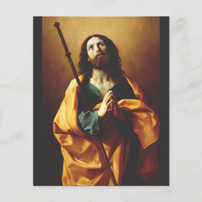 Lámina Santiago el Grande por Guido Reni (Anverso)