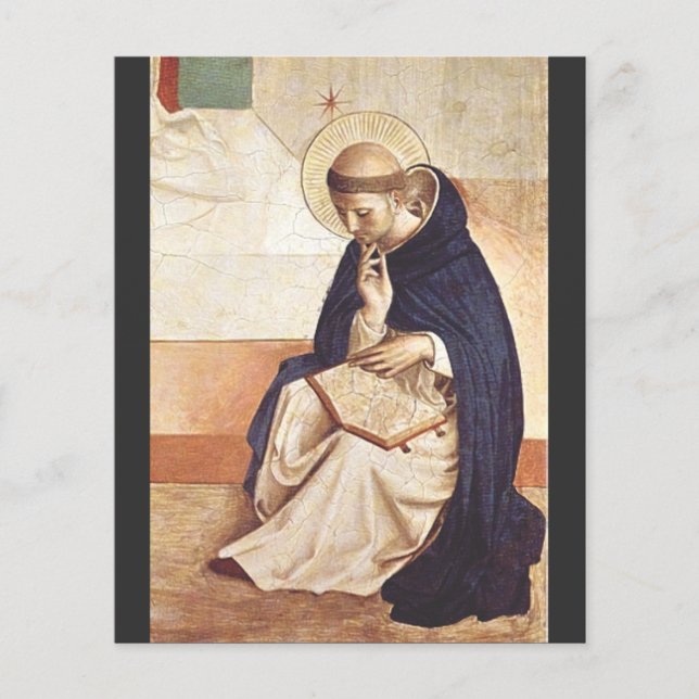 Lámina Santo Domingo de Guzmán por Fra Angelico (Anverso)