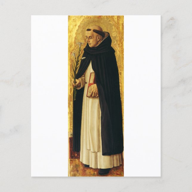 Lámina Santo Domingo por Carlo Crivelli (Anverso)