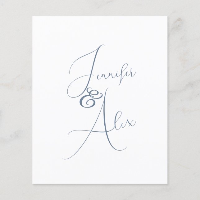 Lámina Script Minimalist Photo Collage Thank You Cards (Anverso)