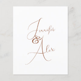 Lámina Script Minimalist Photo Collage Thank You Cards