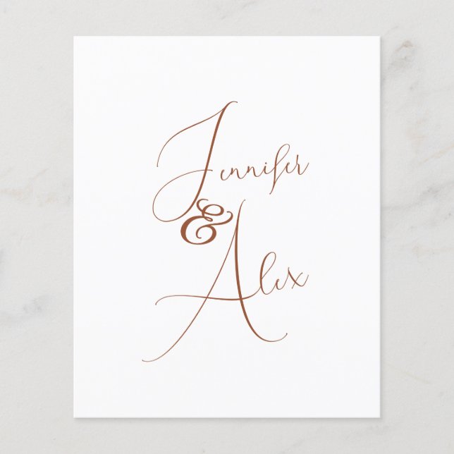 Lámina Script Minimalist Photo Collage Thank You Cards (Anverso)