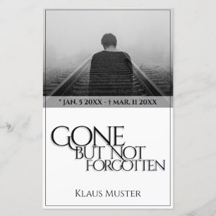 Lámina Se fue pero no se olvidó - Brillante