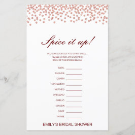 Lámina Se levanta la especia modificable, se llama ducha 