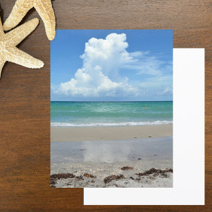 Lámina Sea Sky Sand Beach Seascape Scrapbook papel