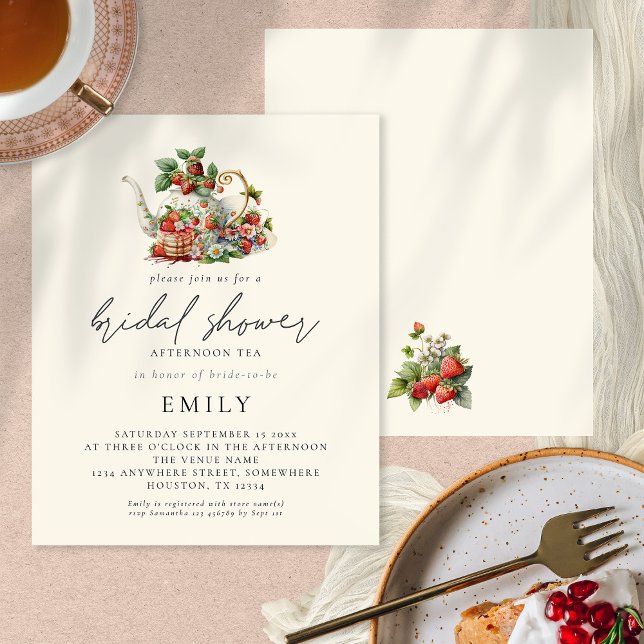 Lámina Secador de Strawberries Afternoon Tea Bridal Showe (Subido por el creador)