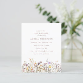 Lámina Secadora de novias fronteriza Purple con flores si