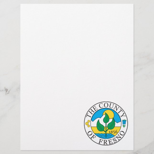 Lámina Sello del condado de Fresno (Anverso)