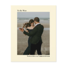 Sencilla invitación a Boda con presupuesto de marf