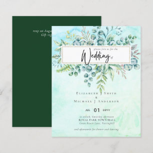 Lámina Sencillamente Elegante Invitación al PRESUPUESTO V