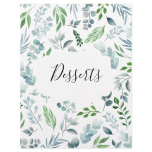 Separador de tabulación de acuarela para encuadern