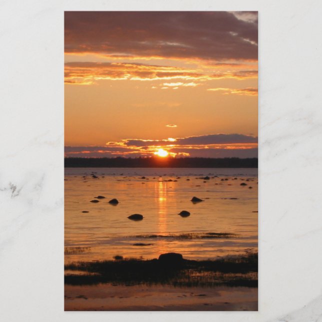 Lámina Serie Puesta de sol (Anverso)