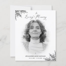 Lámina Servicio de recordat orio de fotografías funeraria