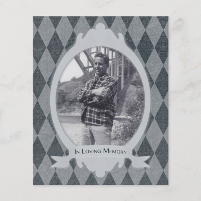 Lámina servicio funeral en memoria amorosa (Anverso)