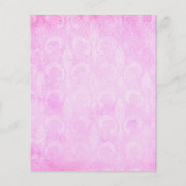 Lámina Shabby Pink Fleur de lis Scrapbook Paper