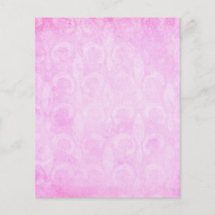 Lámina Shabby Pink Fleur de lis Scrapbook Paper