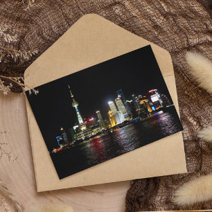 Lámina Shanghai de noche