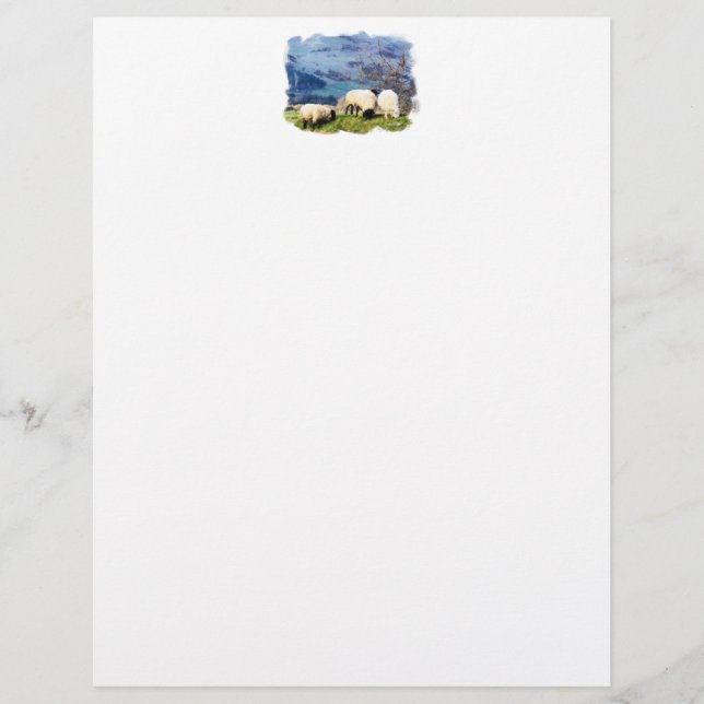 Lámina SHEEP stationery (Anverso)
