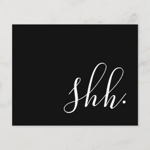 Lámina shh. es una fiesta sorpresa
