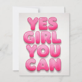 Lámina Sí, chica, puedes hacer trampa