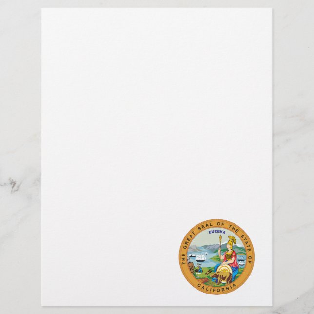 Lámina Signo de California (Anverso)