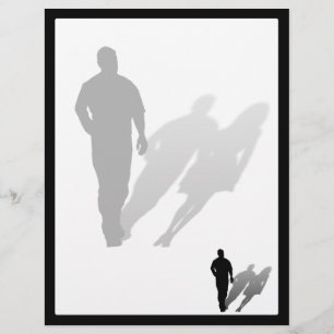Lámina Silhouette de la mujer perdida