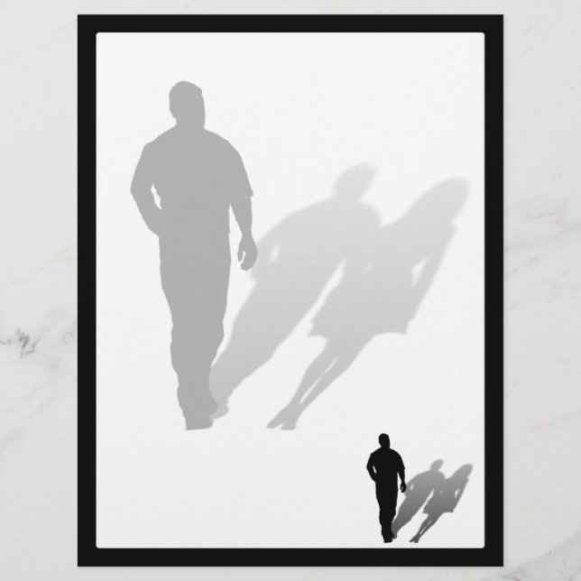 Lámina Silhouette de la mujer perdida (Anverso)