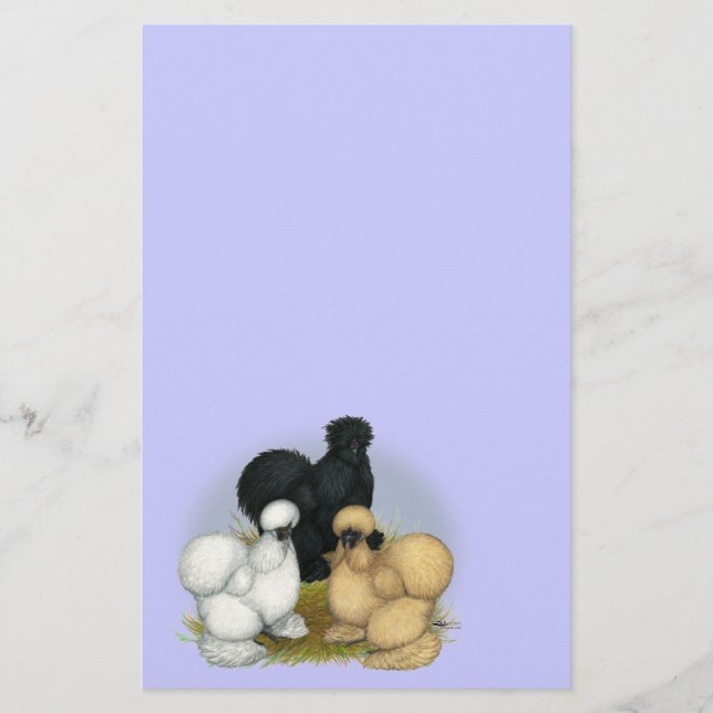 Lámina Silkie Trio (Anverso)