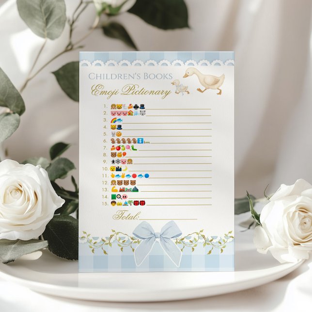 Lámina Silly Goose Childrens Books Emoji Pictionary Game (Subido por el creador)