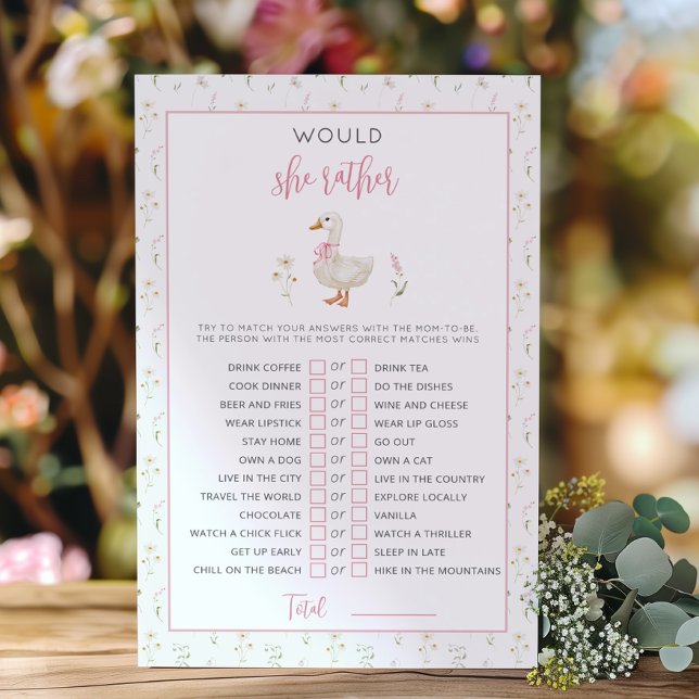 Lámina Silly Goose Prefiere el juego de la ducha para beb (Subido por el creador)