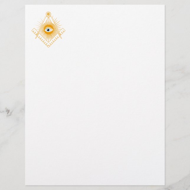 Lámina símbolo de la masonería (Anverso)