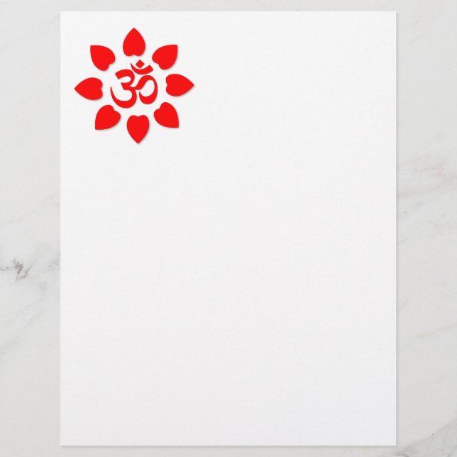 Lámina Símbolo de Om (Anverso)