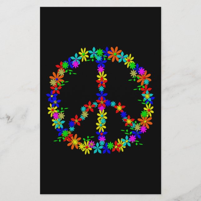 Lámina Símbolo de Paz Flor de Poder (Anverso)