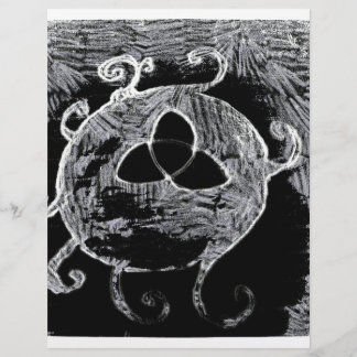 Lámina símbolo de wiccan para las brujas