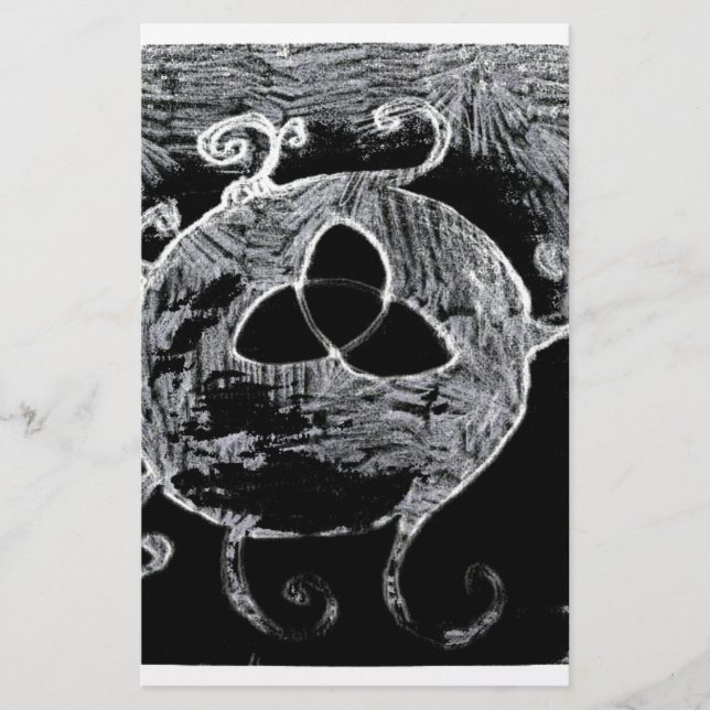 Lámina símbolo de wiccan para las brujas (Anverso)