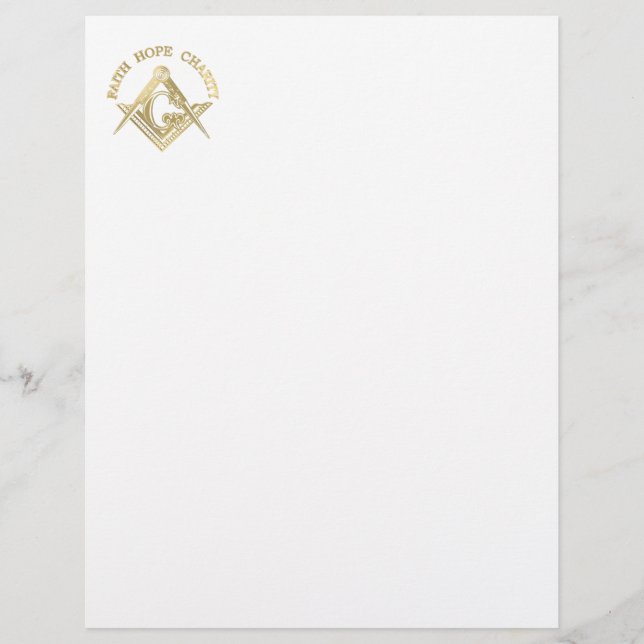 Lámina Símbolo masónico (Anverso)