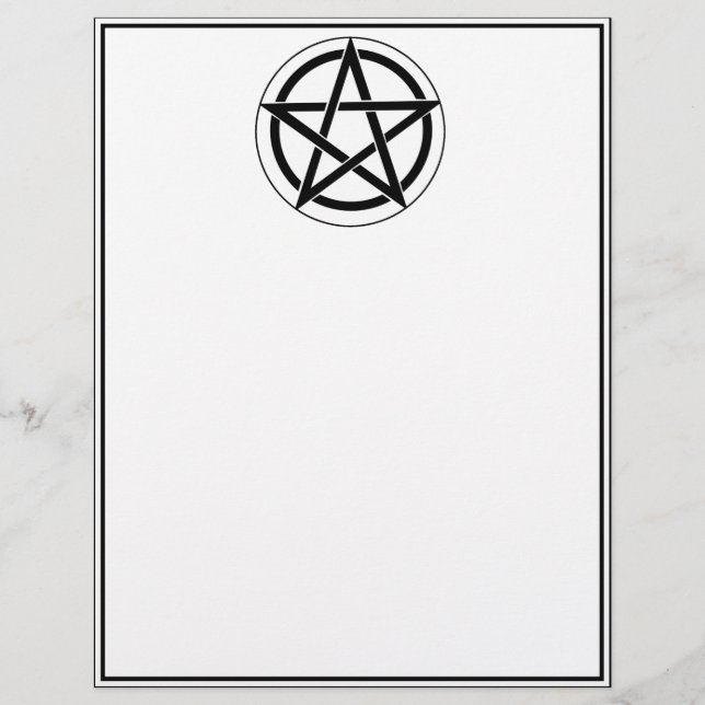Lámina Símbolo pentagram (Anverso)