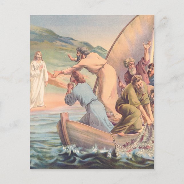 Lámina Simón, ¿me amas? (Anverso)