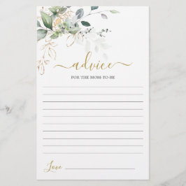 Lámina Simple consejo de vegetación para que la madre sea