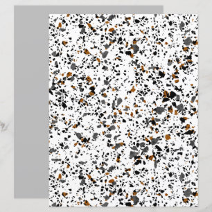 Lámina Simple Funky Terrazzo Art Scrapbook Paper
