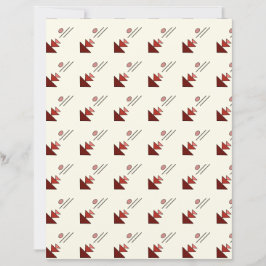 Lámina Simple Geometric Design Scrapbook Paper