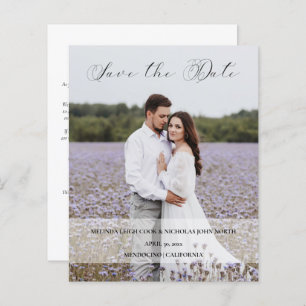 Lámina Simple Transparency Effect Photo Typography Script