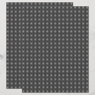 Lámina Single B&W Med. TIle 2-Sided Scrapbook Paper Page