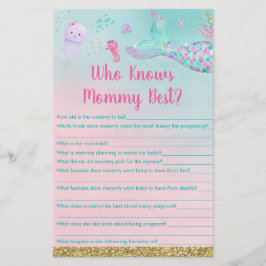 Lámina Sirena Bajo El Mar Que Conoce A Mi Mejor Juego