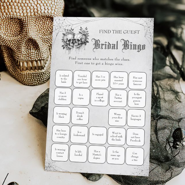 Lámina Skull Halloween encuentra juego de bingo para novi (Subido por el creador)