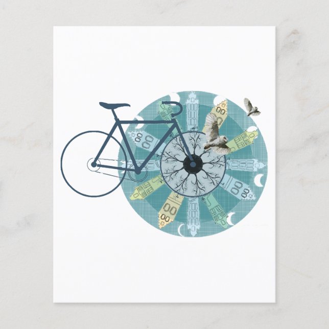 Lámina Skyline de Ámsterdam (Anverso)