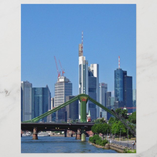 Lámina Skyline de Frankfurt (Anverso)
